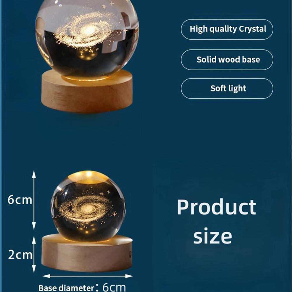 3D Crystal Ball Lamp
