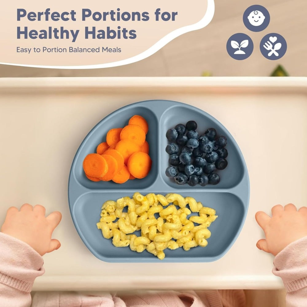 8 Piece Silicone Baby Feeding Set