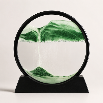 3D Moving Sand Art Frame with Metal Stand