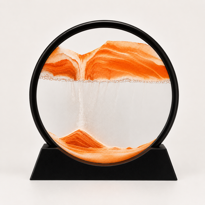 3D Moving Sand Art Frame with Metal Stand