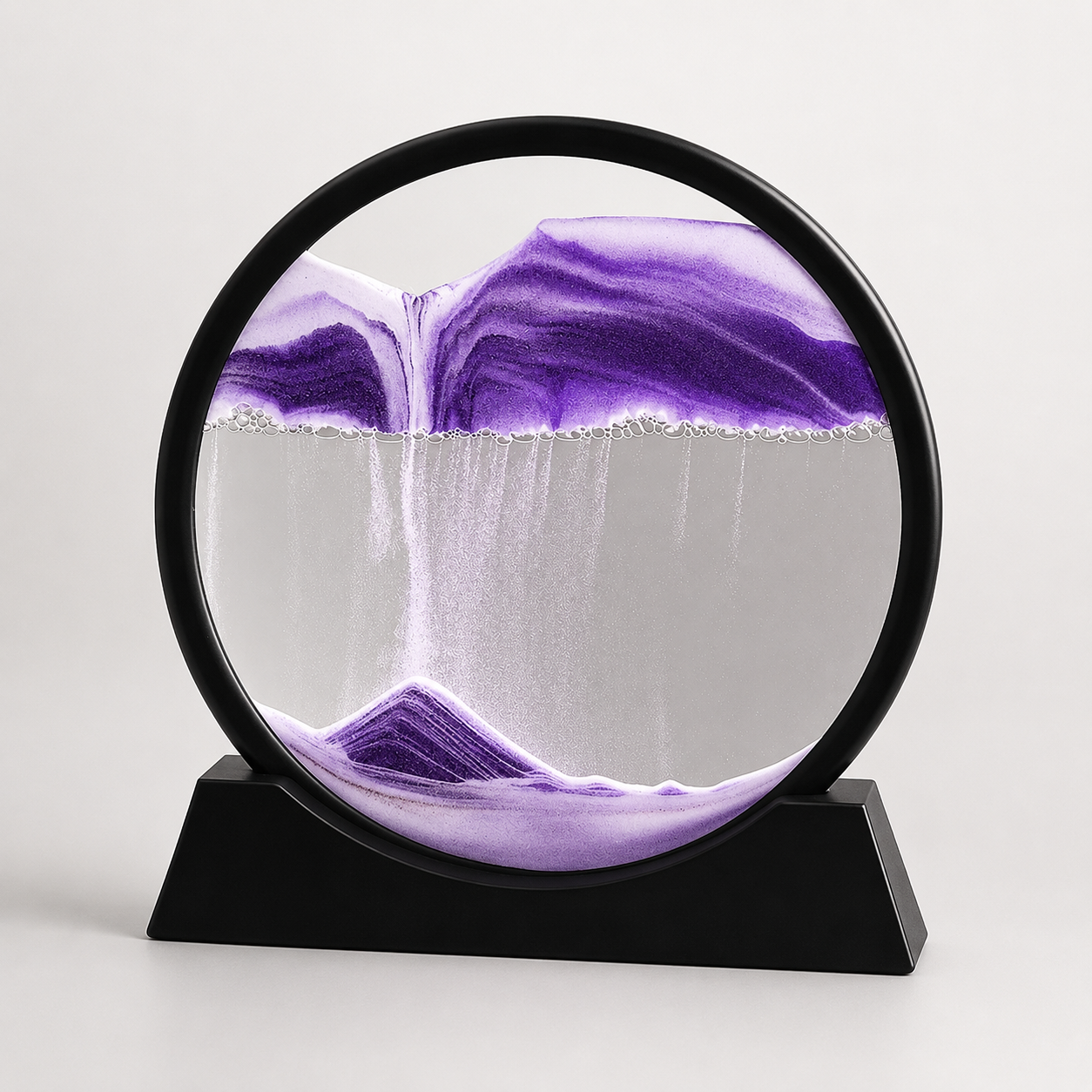 3D Moving Sand Art Frame with Metal Stand