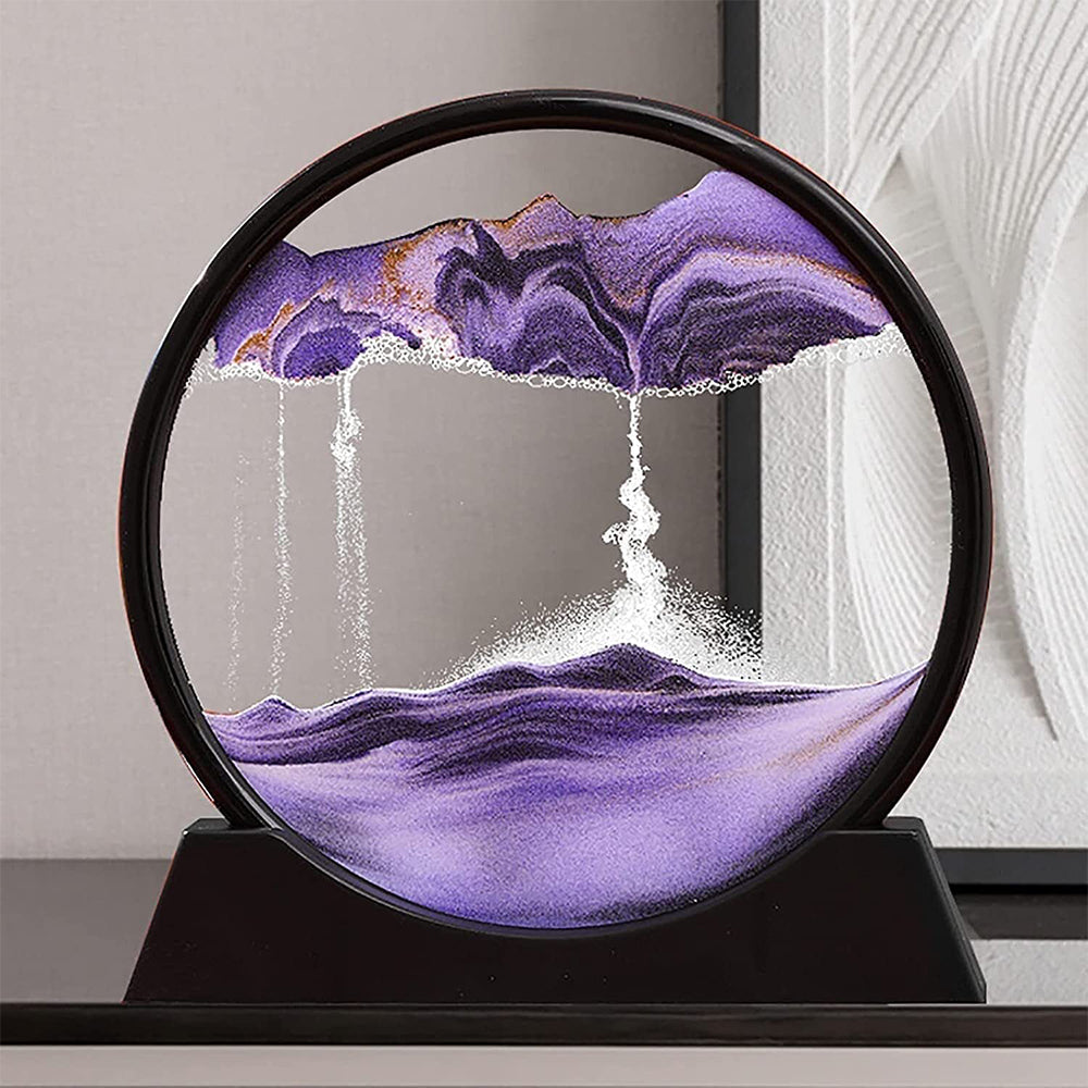 3D Moving Sand Mountain Lamp