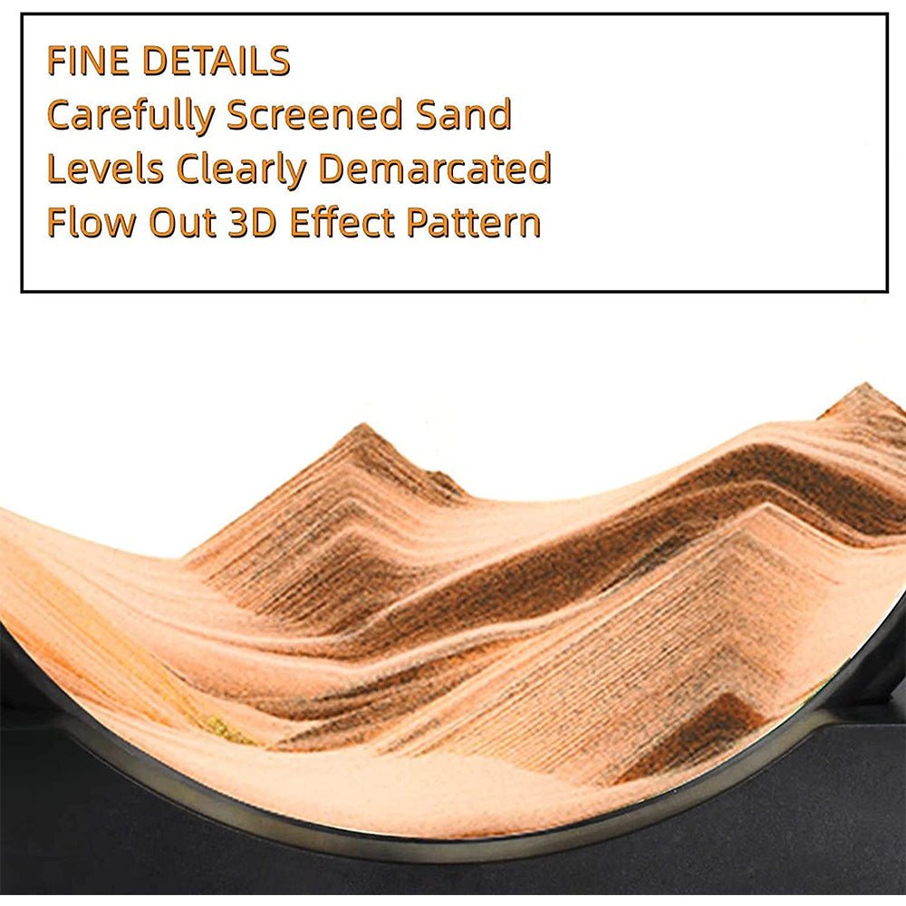 3D Moving Sand Mountain Lamp