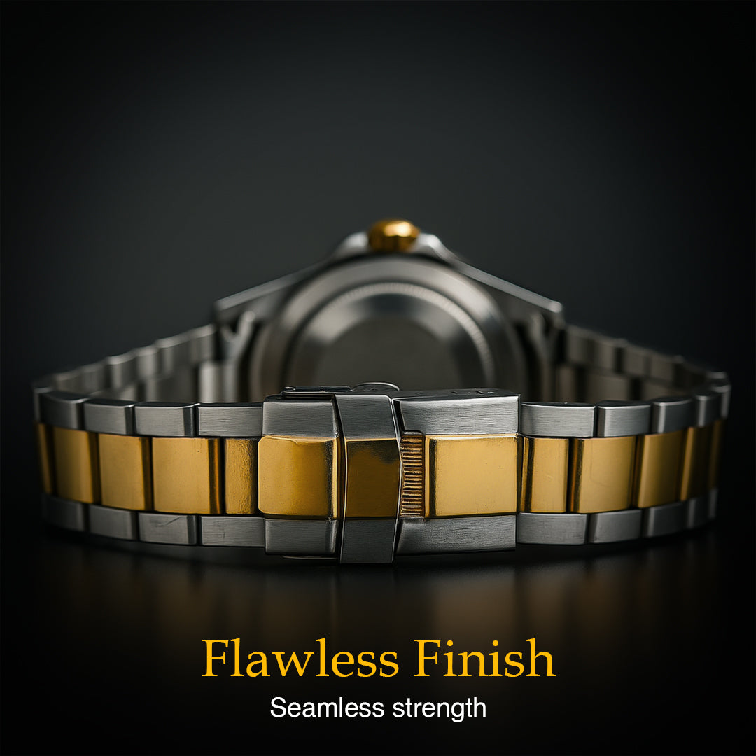ZEVARON | Two-Tone Gents Luxury Watch by Getups