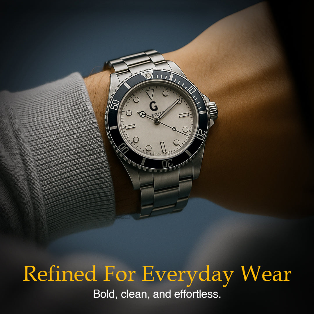 ZEVARON | Two-Tone Gents Luxury Watch by Getups