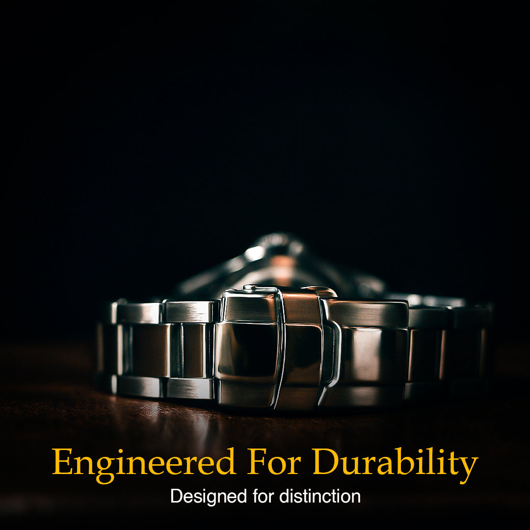 ZEVARON | Two-Tone Gents Luxury Watch by Getups