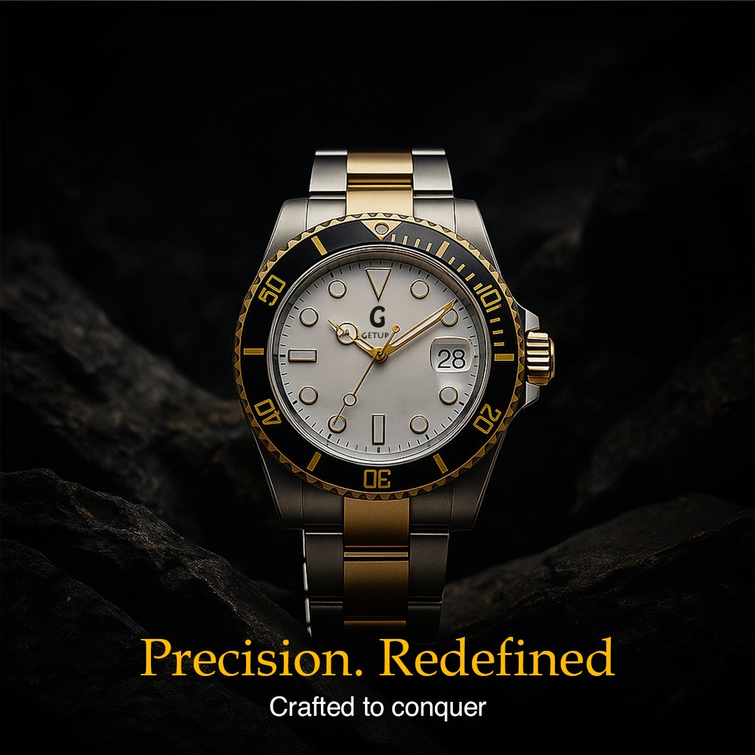 ZEVARON | Two-Tone Gents Luxury Watch by Getups