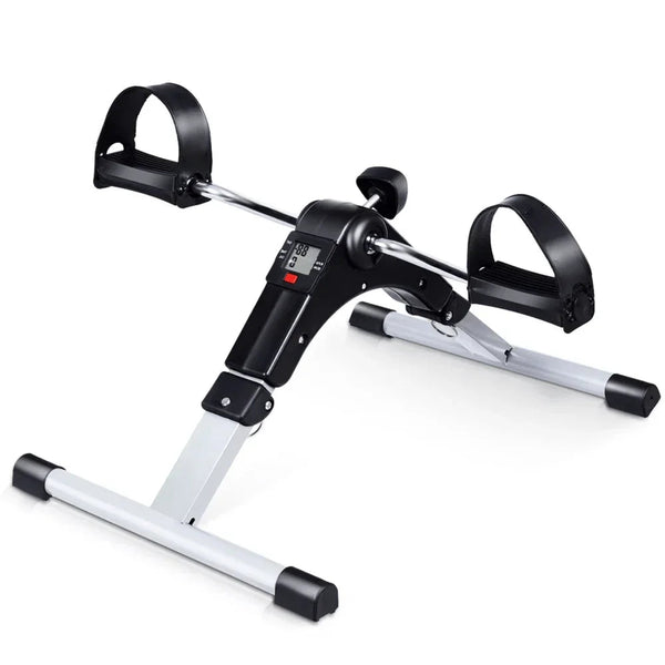 Foldable Mini Exercise Bike with LCD Display – Arm & Leg Pedaler for Home Gym & Weight Loss - Getups.pk