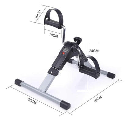 Foldable Mini Exercise Bike with LCD Display – Arm & Leg Pedaler for Home Gym & Weight Loss - Getups.pk