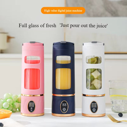 Portable Mini Juicer Blender 450ml – USB Rechargeable
