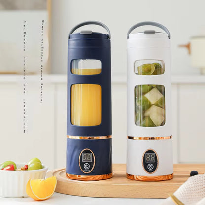 Portable Mini Juicer Blender 450ml – USB Rechargeable