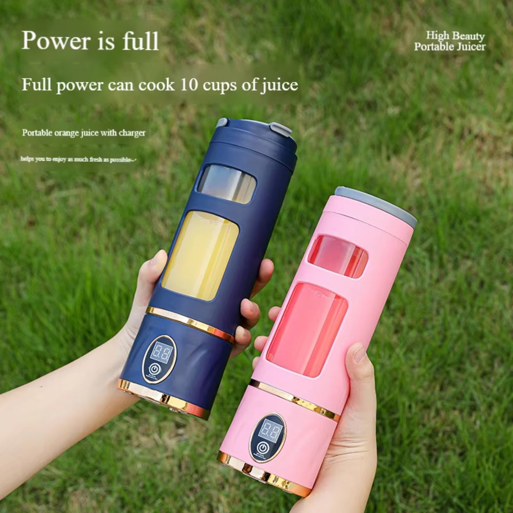 Portable Mini Juicer Blender 450ml – USB Rechargeable