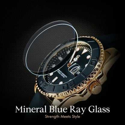 Luxury Men’s Watch — Shockproof | Adjustable Strap | Stainless Steel - Getups.pk