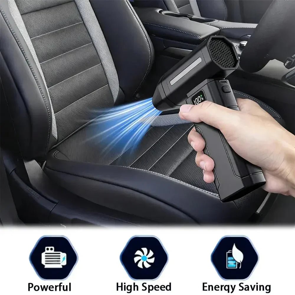 Multifunctional Mini Air Blower & Vacuum Cleaner | Compact & Powerful 2 - in - 1 Tool for Home, Car & Electronics - Getups.pk