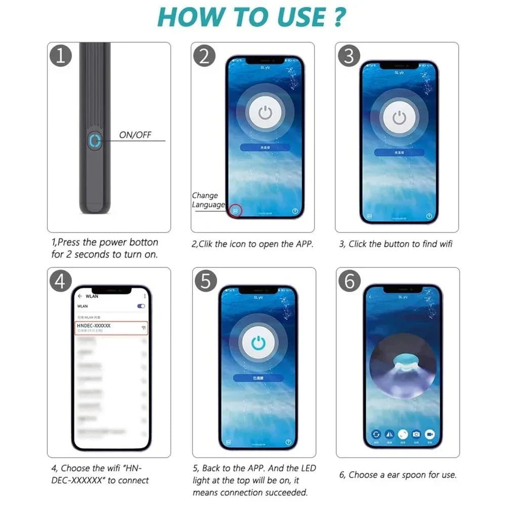 Smart Wireless Ear Cleaner