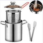 Stainless Steel Deep Frying Pot with Basket